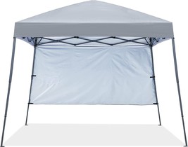 Abccanopy Stable Pop Up Beach Tent With Backpack Bag, 10 X 10 Ft Base / 8, Gray - £110.30 GBP