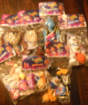 Warner Bros Space Jam 1996 McDonald&#39;s Premium Six Piece Set Sealed Bag Extras - $29.99