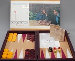 Rare Vtg Backgammon Bakelite Black Cherry Deep Red &amp; Butterscotch Set Co... - £288.40 GBP