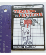 Original 1986 Transformers Aerialbot SILVERBOLT Instructions Manual Blue... - $14.00