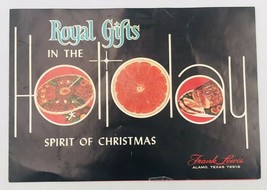 VTG 1978 Lewis Frank Alamo Fruit Co TX Christmas Recipe Pamphlet Grapefr... - $14.89
