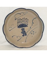 Stoneware Bear Pie Plate Signed &amp; Dated - £31.00 GBP