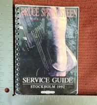 Bruce Springsteen - 1992 Stockholm Crew Itinerary With Details Of Everyday - £98.45 GBP