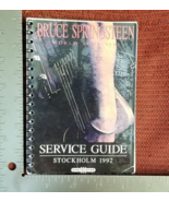 BRUCE SPRINGSTEEN - 1992 STOCKHOLM CREW ITINERARY WITH DETAILS OF EVERYDAY - £98.88 GBP