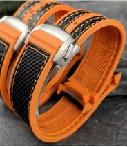 Rubber Nylon Silicone Watch Band Strap For Omega Seamaster Diver300 Plan... - £37.56 GBP+