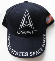 Space Force Semper Supra Dark Blue Embroidered Baseball Cap Hat - £9.67 GBP