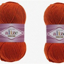 TerraCraft Cotton Gold Yarn - Luxurious 55% Cotton 45% Acrylic Yarn for Crochet - $58.36