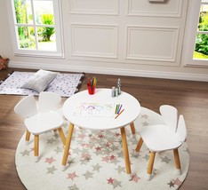 Utex Kids Table And Chair Set, Toddler Table With Elephant Ear Chairs, 3... - $77.97