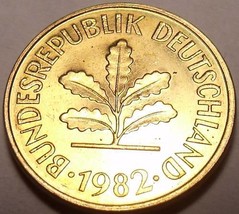 Brilliant Unc Germany 1982-F 5 Pfennig~Wow - $3.08