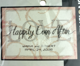 Dimensions Counted Cross Stitch Happily Ever After Wedding Record 7x5 in. - $13.36