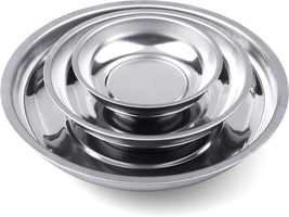 Magnetic Tray | 3-Piece | Round Magnetic Parts Tray | 3 Inch 4 Inch 6 In - £15.74 GBP