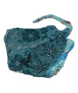 Marine Sea Ray Stingray Hand Crafted Paper Mache Colorful Sari Fabric Fi... - $28.02 CAD