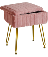 Stool Chair with Storage Space, Footstool Ottoman, Small Side Table 4 Me... - €49,33 EUR