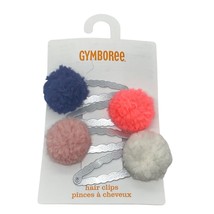 Gymboree Polar Pink Hair Clips set of 4 NWT - $9.60