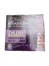 3m Imation Sealed Box of 10 DS,DD Floppy Diskettes 5.25&quot; - £18.82 GBP