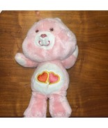 Kenner Care Bear Plush 13&quot; Pink Hearts Luv A Lot Love a Lot VINTAGE 1983... - $244.83 MXN