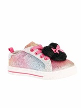 Disney Minnie Mouse Casual Rainbow Pom Sneaker (Toddler Girls) - $392.66 MXN