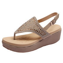New Women Sandals Fashion Summer  Shoes Women&#39;s Ladies Fashion Casual Crystal La - £29.72 GBP