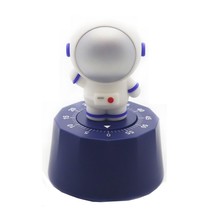 Astronaut Model Mechanical Timer Kitchen Gadget Cooking Clock Alarm Counters 60  - $13.71