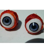 Dead Head Props Pair of Realistic Life Size Bloody Ripped Out Eyeballs P... - £19.61 GBP