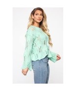 Fashion Nova Women&#39;s Open Knit Sweater Size Medium - €15,55 EUR