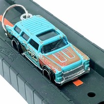 Hot Wheels Rod Squad Classic &#39;55 Nomad Blue Speed Shop Diecast Keychain ... - £8.60 GBP