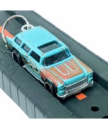 Hot Wheels Rod Squad Classic &#39;55 Nomad Blue Speed Shop Diecast Keychain ... - £8.62 GBP