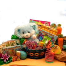 Bunny Hugs Easter Basket - Boy (Blue/ Green)- Easter Basket for child - $73.45