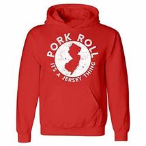Kellyww Pork Roll It&#39;s a New Jersey State Thing Design - Hoodie Red - $68.30