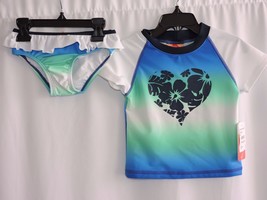 Tommy Bahama Relax Ombre Rashguard Swim Shirt Bottoms Swimsuit 2 Piece Set 2T - £19.95 GBP