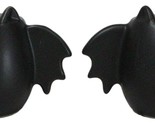 Black Bat Wings Silhouette Abstract Ghost Bats Ceramic Salt And Pepper S... - $16.99