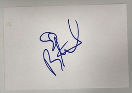 Britney Spears Signed Autographed 4x6 Index Card #2 - £39.50 GBP