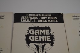 Game Genie Code Books Nintendo Star Wars TMNT Mega Man 1991 Code Masters Cheats - £22.83 GBP