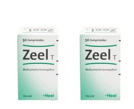 2 PACK Heel Zeel T Homeopathic Joint Arthrosis Periarthritis Pain Reliever 50tab - £23.14 GBP