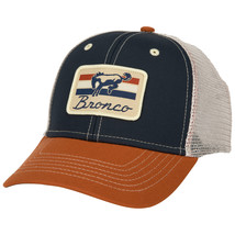 Ford Bronco Red White and Blue Logo Mesh Back Hat Multi-Color - £21.56 GBP