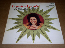 Loretta Lynn Greatest Hits Record Album Vinyl Vintage Decca Label Stereo - £27.52 GBP