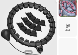 Weighted Fit Hoops plus Size for Adults Weight Loss,3Rd Generation Noise... - $28.59
