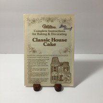 Wilton Complete Instructions Baking &amp; Decorating Classic House Cake - £2.58 GBP