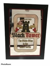 Vitage Black Tower Mirror Sign (imported Wine) - £22.03 GBP