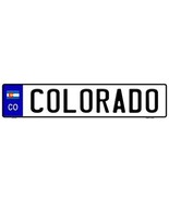 Colorado Novelty Metal European License Plate - £17.54 GBP