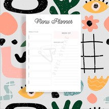 Weekly Meal Planner &amp; Grocery List Printable PDF - Digital Download Meal Planner - £1.11 GBP