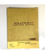 Vintage Heathkit GD-109 Portable Stereo Record Player Assembly Manual CO... - $12.00