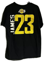 NBA Los Angeles Lakers LeBron James Majestic Jersey T Shirt (Med) - £10.19 GBP