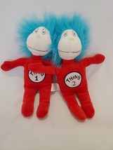 VINTAGE 2003 Kohl&#39;s Cares Thing 1 Thing 2 Cat in the Hat Movie Plush Dol... - £23.25 GBP