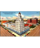 Vtg Postcard Downtown St. Petersburg, Showing Suwannee Hotel, Walgreen B... - £4.61 GBP
