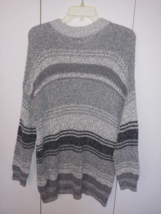 AMERICAN EAGLE LONG GRAY PULLOVER CREW-NECK DROP SHOULDER SWEATER-M-NWT-... - $13.99