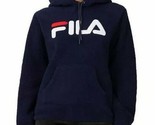 FILA® ~ Size XS ~ Navy Blue ~ Sherpa ~ Pullover ~ Hooded Sweatshirt ~ Ja... - £23.92 GBP