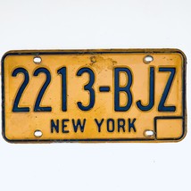  United States New York Base Passenger License Plate 2213-BJZ - £24.19 GBP