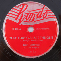 Ken Griffin - You Are The One / Five Foot Two - 1949 78 rpm Record Rondo R-186 - £21.05 GBP