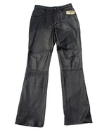VTG Wilsons Maxima Thick Leather 5-Pocket (Jeans Cut) Lined Pants Wm 10 ... - $95.72 CAD